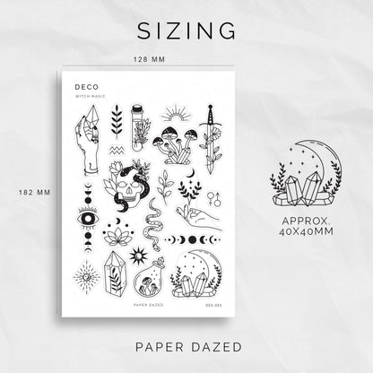 Witch Magic Deco Sticker Sheet