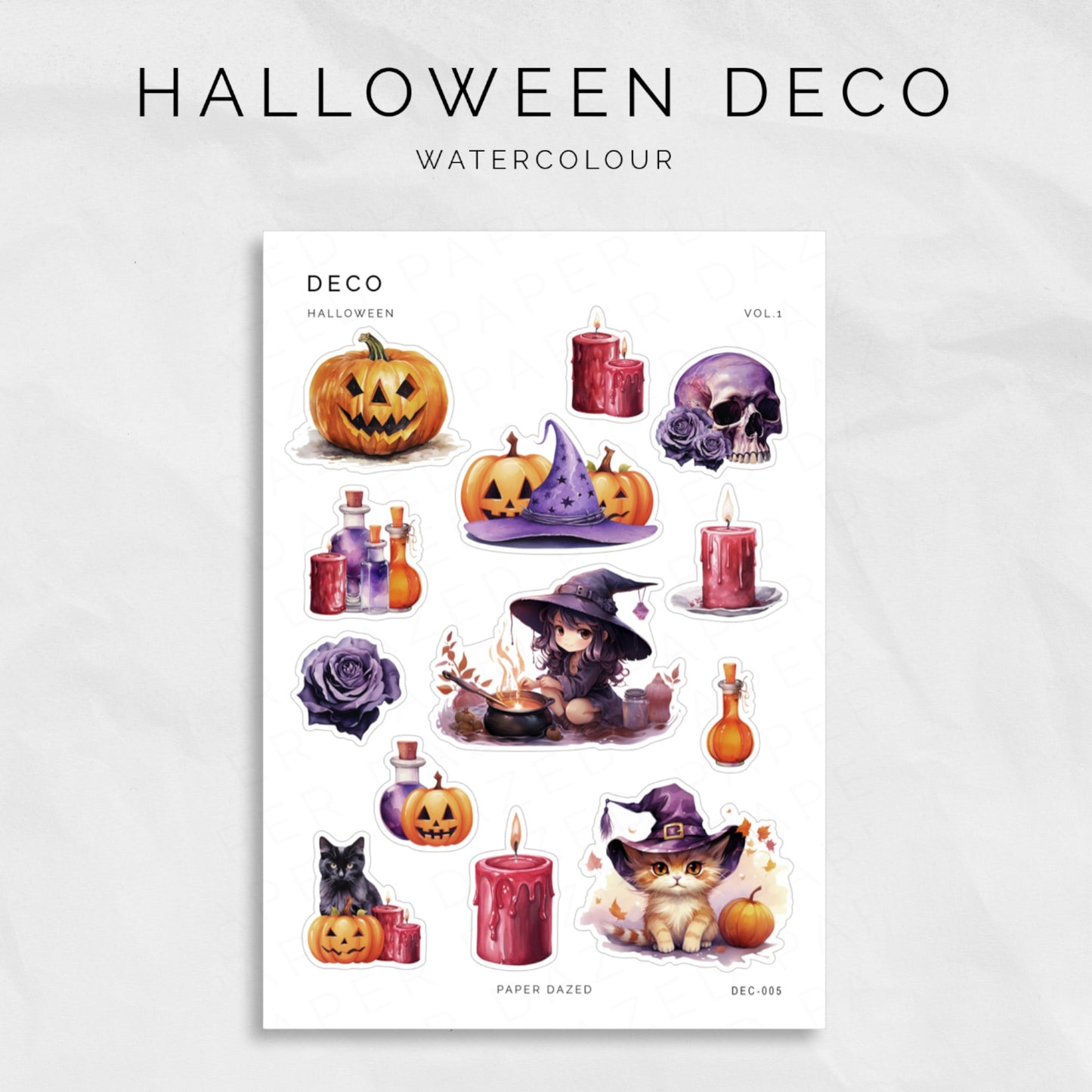 Halloween Deco Stickers Vol.1