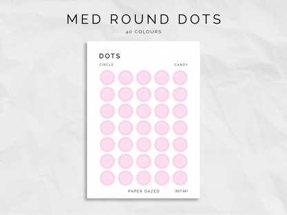 Medium Circle Dot Stickers