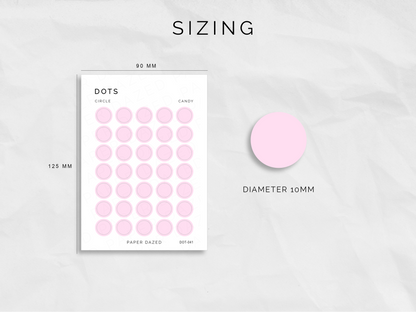 Medium Circle Dot Stickers