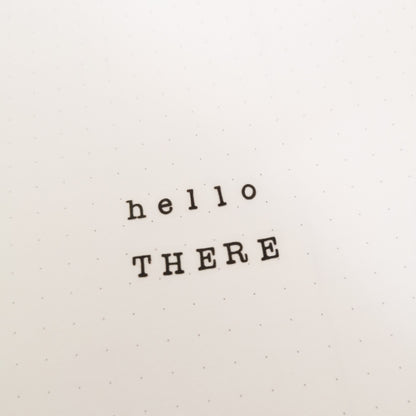 Small Typewriter Letters Sticker Sheet