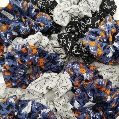 Black Halloween Scrunchie