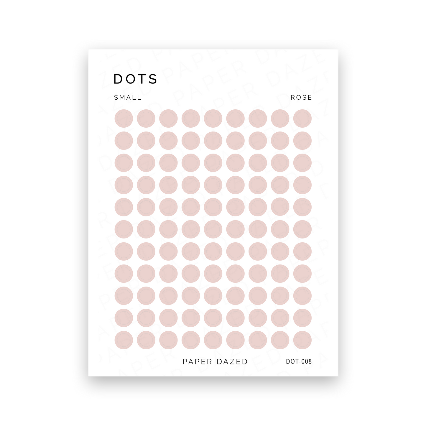 Small Circle Dot Stickers