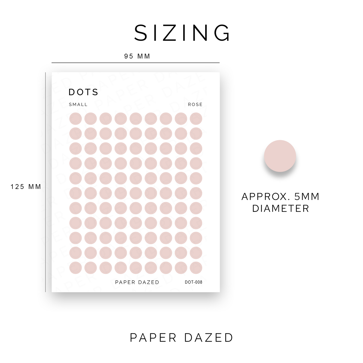 Small Circle Dot Stickers