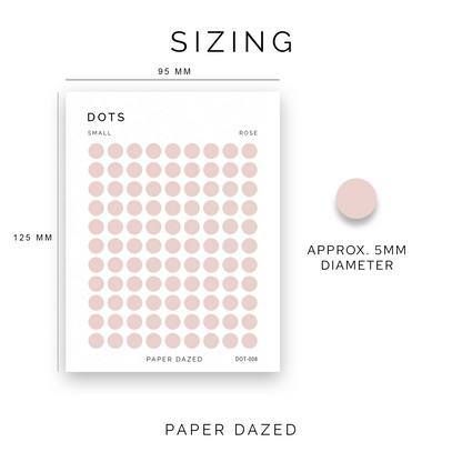 Small Circle Dot Stickers