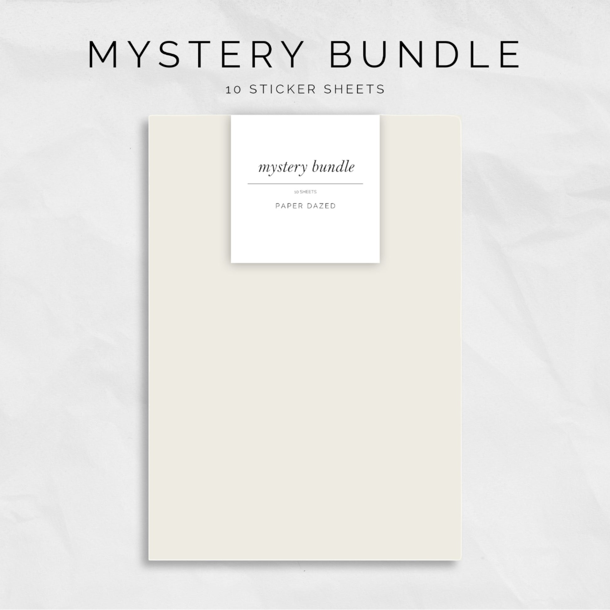 mystery sticker bundle by paper dazed