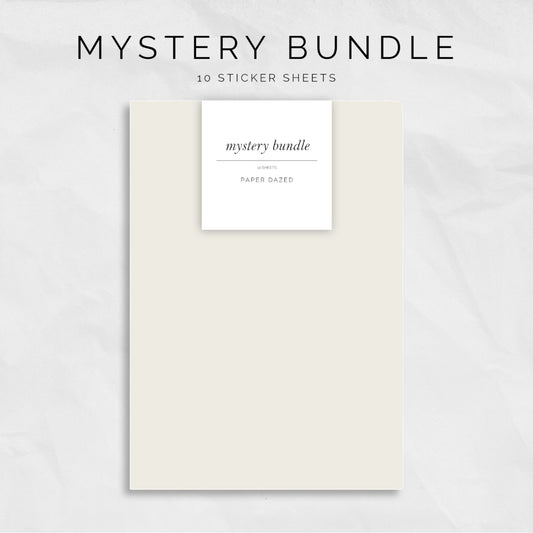 mystery sticker bundle by paper dazed