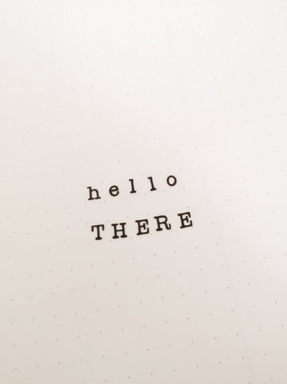 Medium Typewriter Letters Sticker Sheet