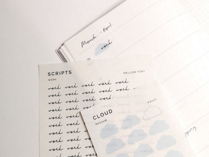 WORK Tiny Scripts - MELLOW Font